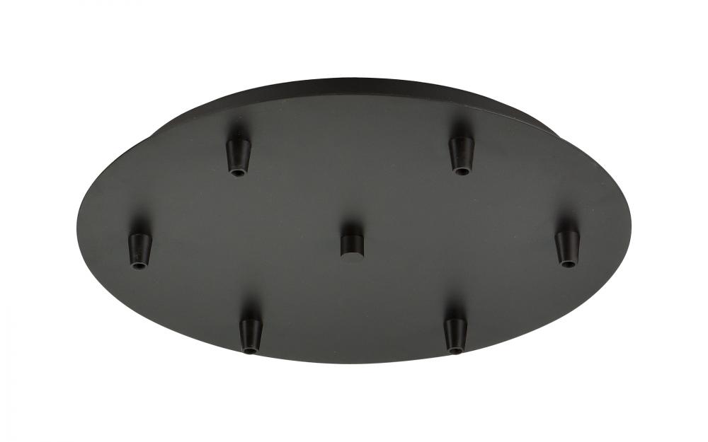 6 Light Round Multi Port Canopy