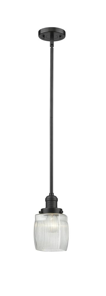 Colton - 1 Light - 6 inch - Oil Rubbed Bronze - Stem Hung - Mini Pendant