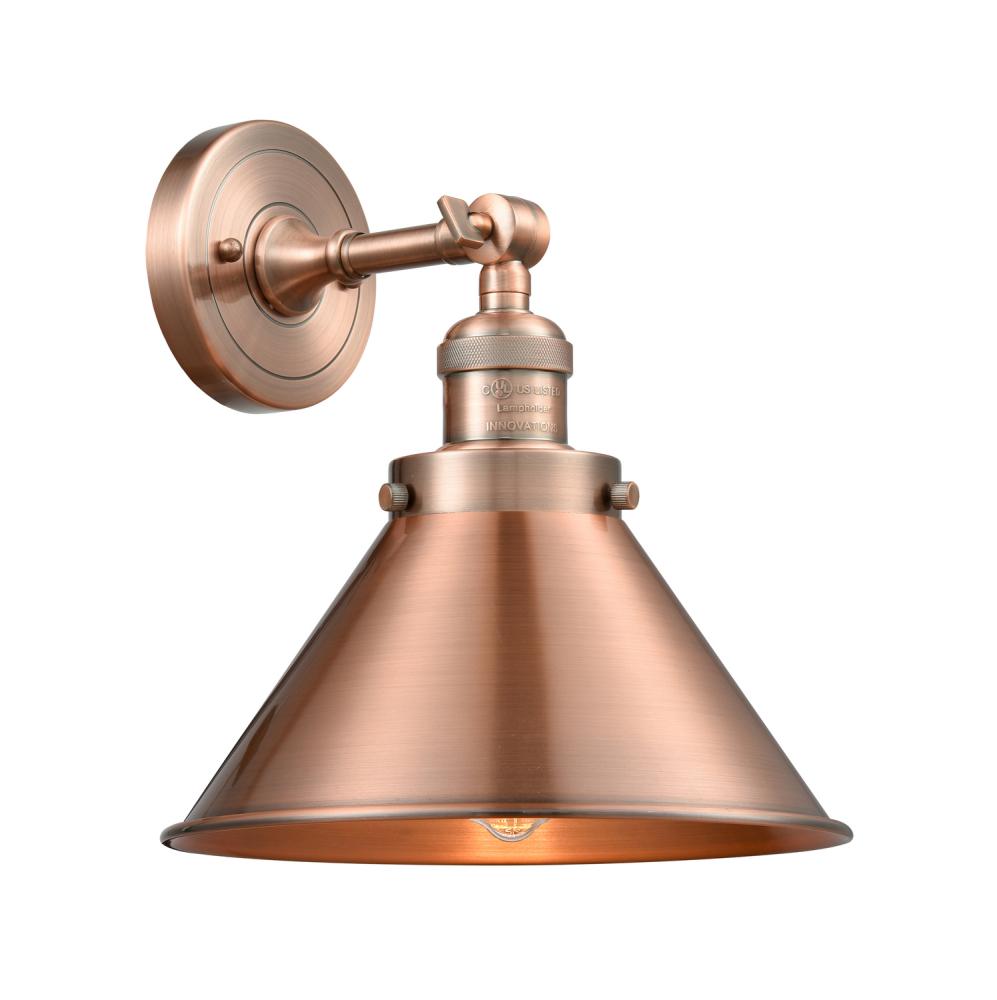 Briarcliff - 1 Light - 10 inch - Antique Copper - Sconce