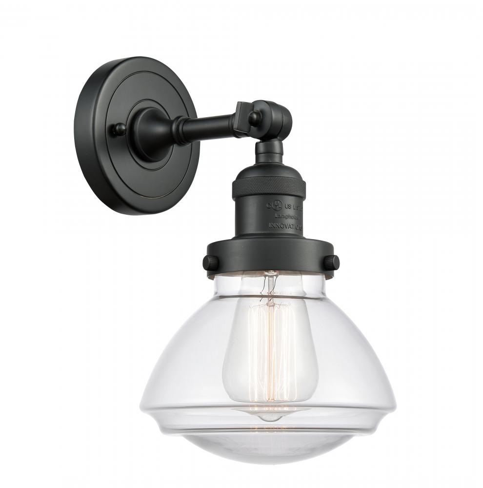 Olean - 1 Light - 7 inch - Matte Black - Sconce