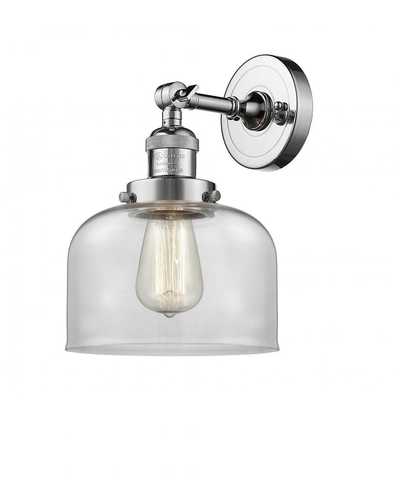 Bell - 1 Light - 8 inch - Polished Chrome - Sconce