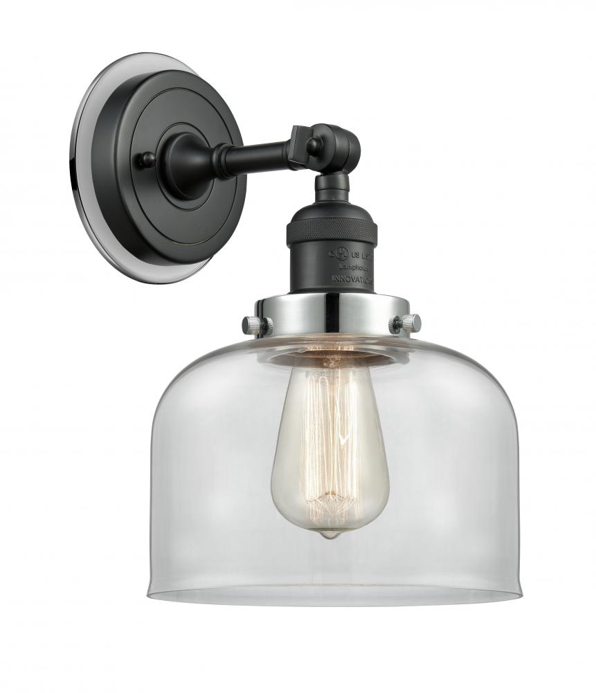 Bell - 1 Light - 8 inch - Matte Black - Sconce