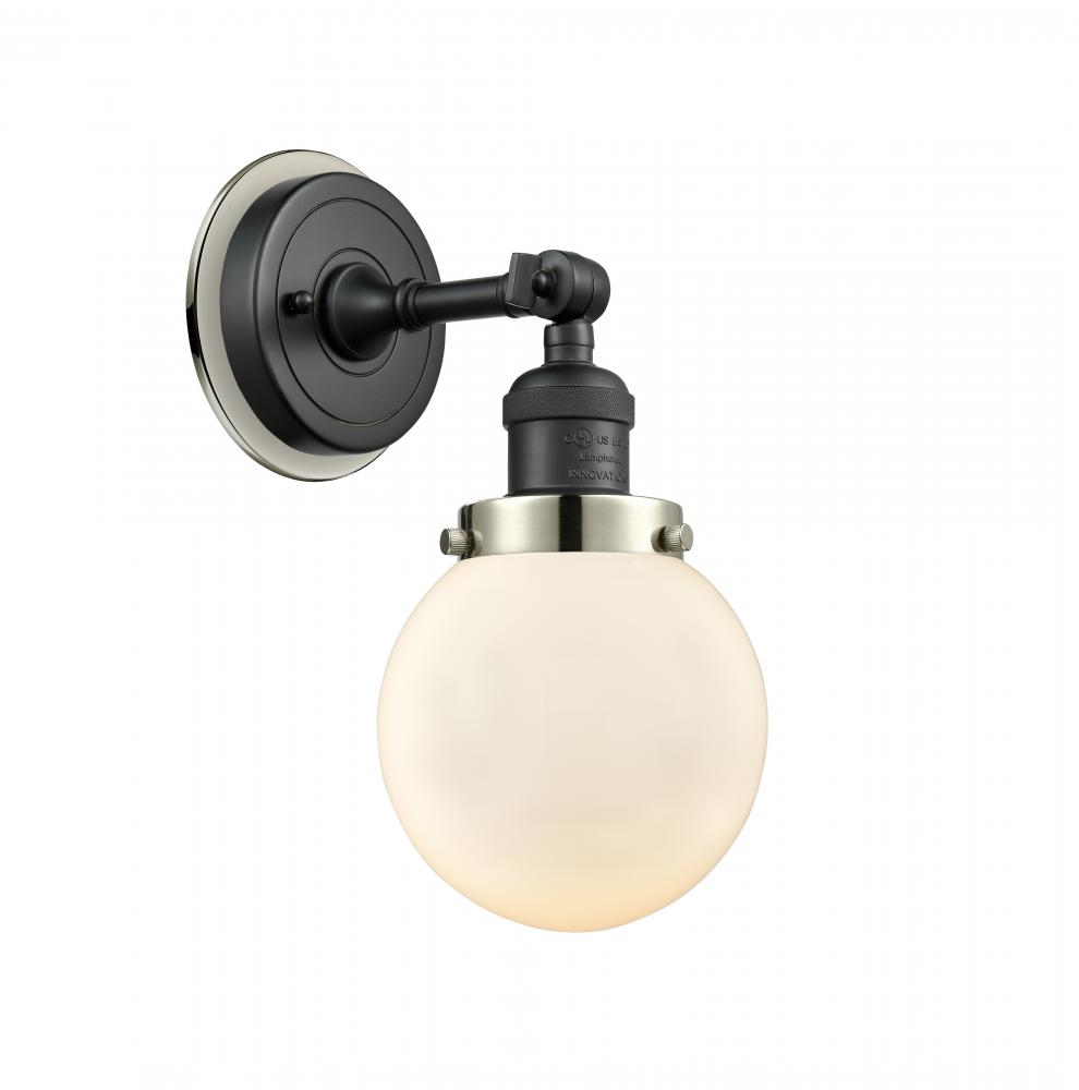 Beacon - 1 Light - 6 inch - Matte Black - Sconce