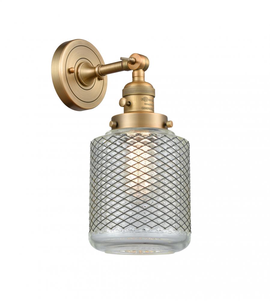 Stanton - 1 Light - 6 inch - Brushed Brass - Sconce