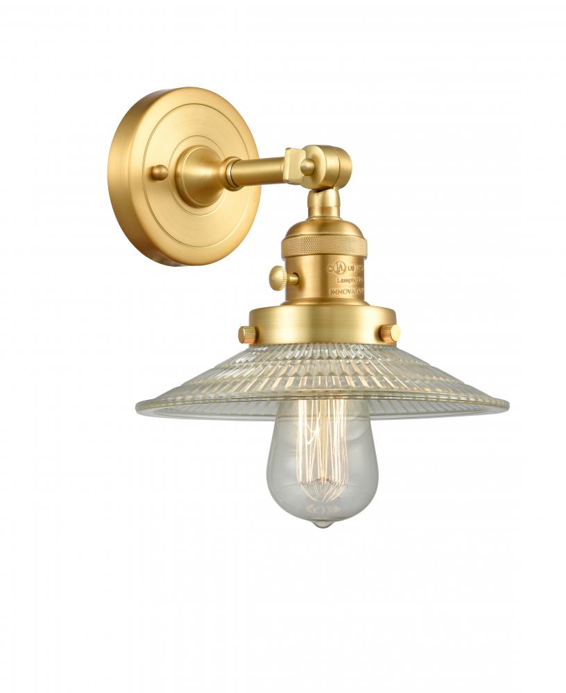 Halophane - 1 Light - 9 inch - Satin Gold - Sconce