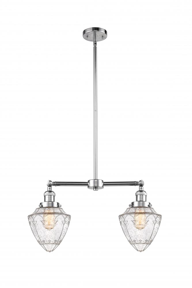 Bullet - 2 Light - 24 inch - Polished Chrome - Stem Hung - Island Light