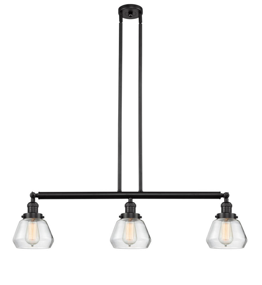 Fulton - 3 Light - 39 inch - Oil Rubbed Bronze - Stem Hung - Island Light