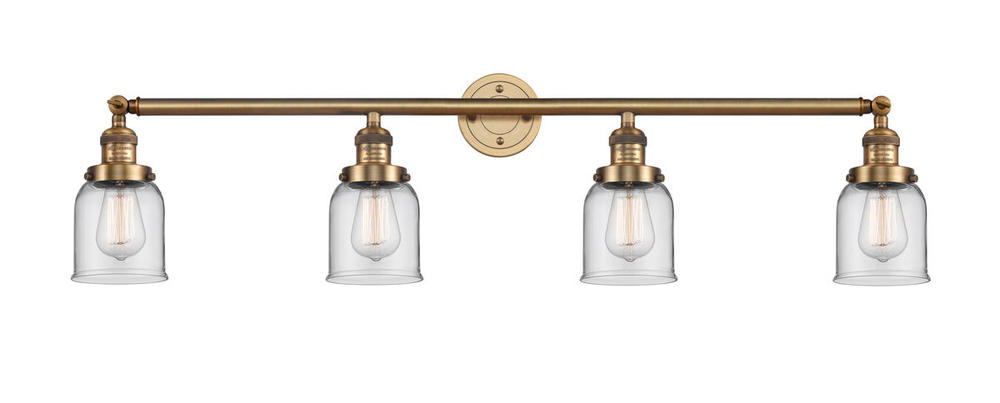 Bell - 4 Light - 42 inch - Brushed Brass - Bath Vanity Light