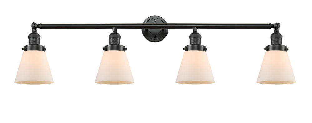 Cone - 4 Light - 42 inch - Oil Rubbed Bronze - Bath Vanity Light