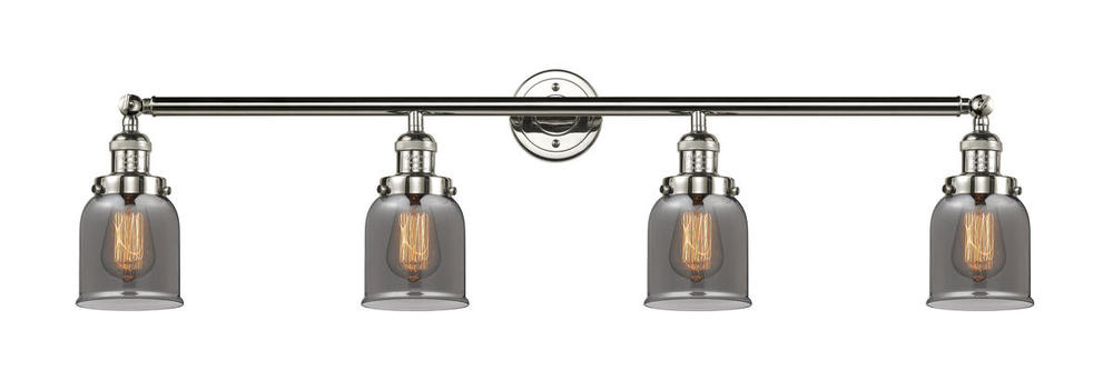 Bell - 4 Light - 42 inch - Polished Nickel - Bath Vanity Light