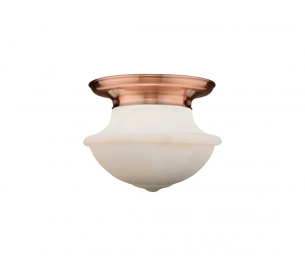 Oxford - 1 Light - 14 inch - Antique Copper - Flush Mount