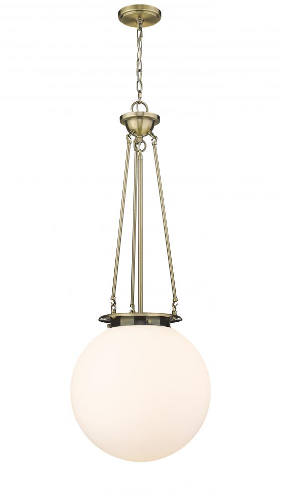 Beacon - 1 Light - 16 inch - Antique Brass - Chain Hung - Pendant