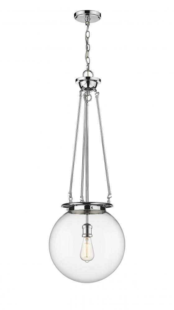 Beacon - 1 Light - 14 inch - Polished Chrome - Chain Hung - Pendant