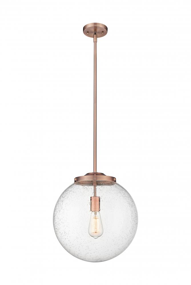 Beacon - 1 Light - 16 inch - Antique Copper - Cord hung - Pendant