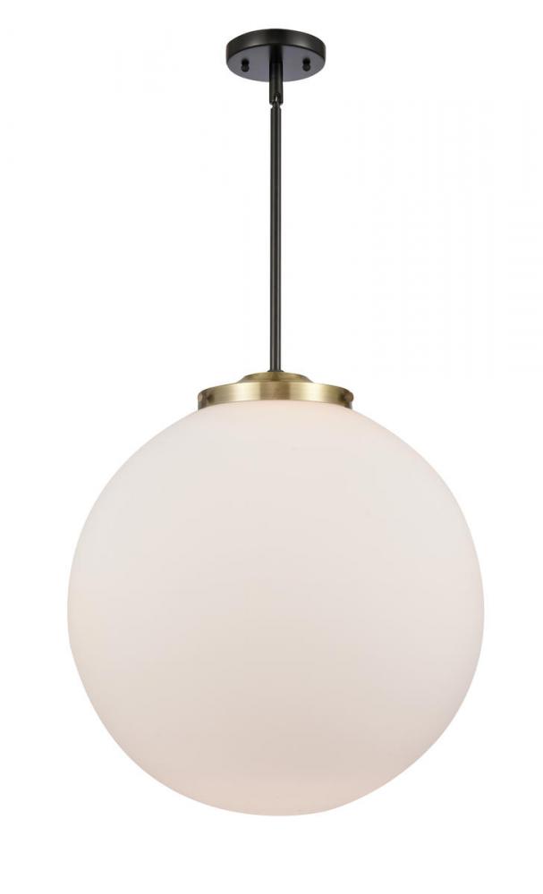 Beacon - 1 Light - 18 inch - Black Antique Brass - Stem Hung - Pendant