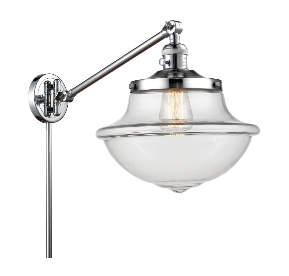 Oxford - 1 Light - 12 inch - Polished Chrome - Swing Arm