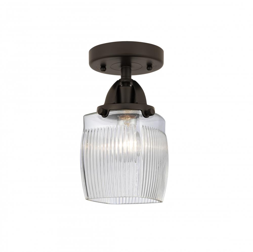 Colton - 1 Light - 6 inch - Oil Rubbed Bronze - Semi-Flush Mount