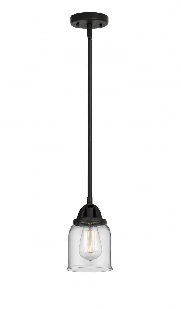 Bell - 1 Light - 5 inch - Matte Black - Cord hung - Mini Pendant