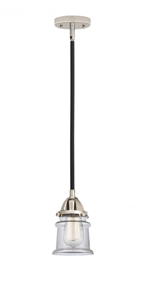 Canton - 1 Light - 5 inch - Black Polished Nickel - Cord hung - Mini Pendant