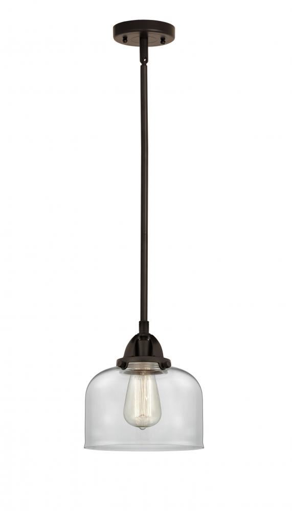 Bell - 1 Light - 8 inch - Oil Rubbed Bronze - Cord hung - Mini Pendant