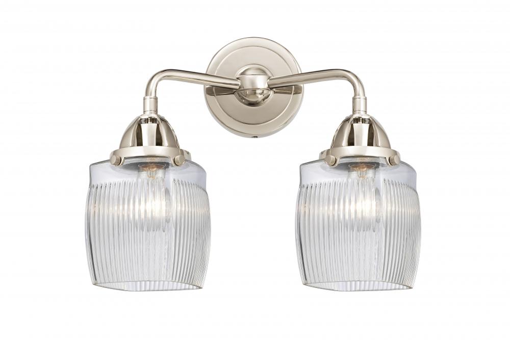 Colton - 2 Light - 14 inch - Polished Nickel - Bath Vanity Light