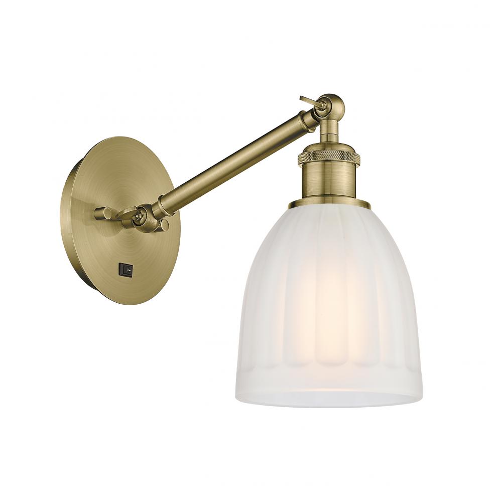 Brookfield - 1 Light - 6 inch - Antique Brass - Sconce