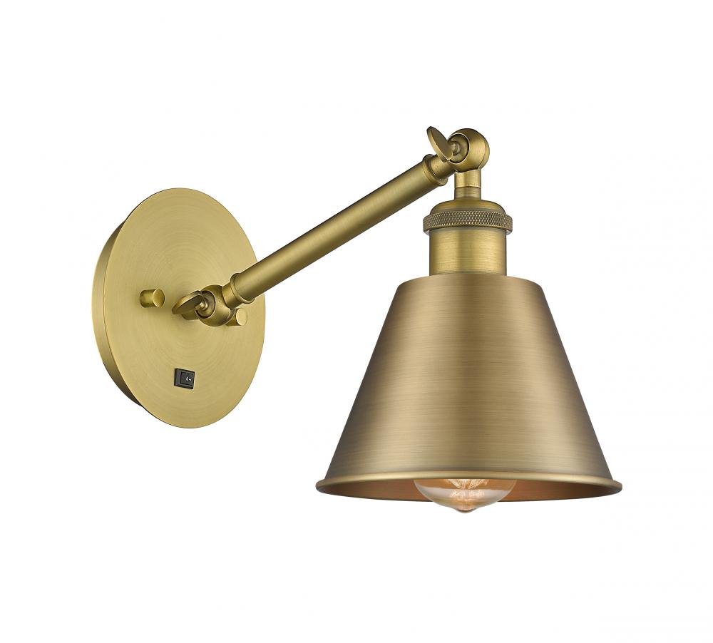 Smithfield - 1 Light - 7 inch - Brushed Brass - Sconce