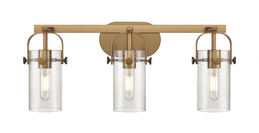 Pilaster - 3 Light - 24 inch - Brushed Brass - Bath Vanity Light