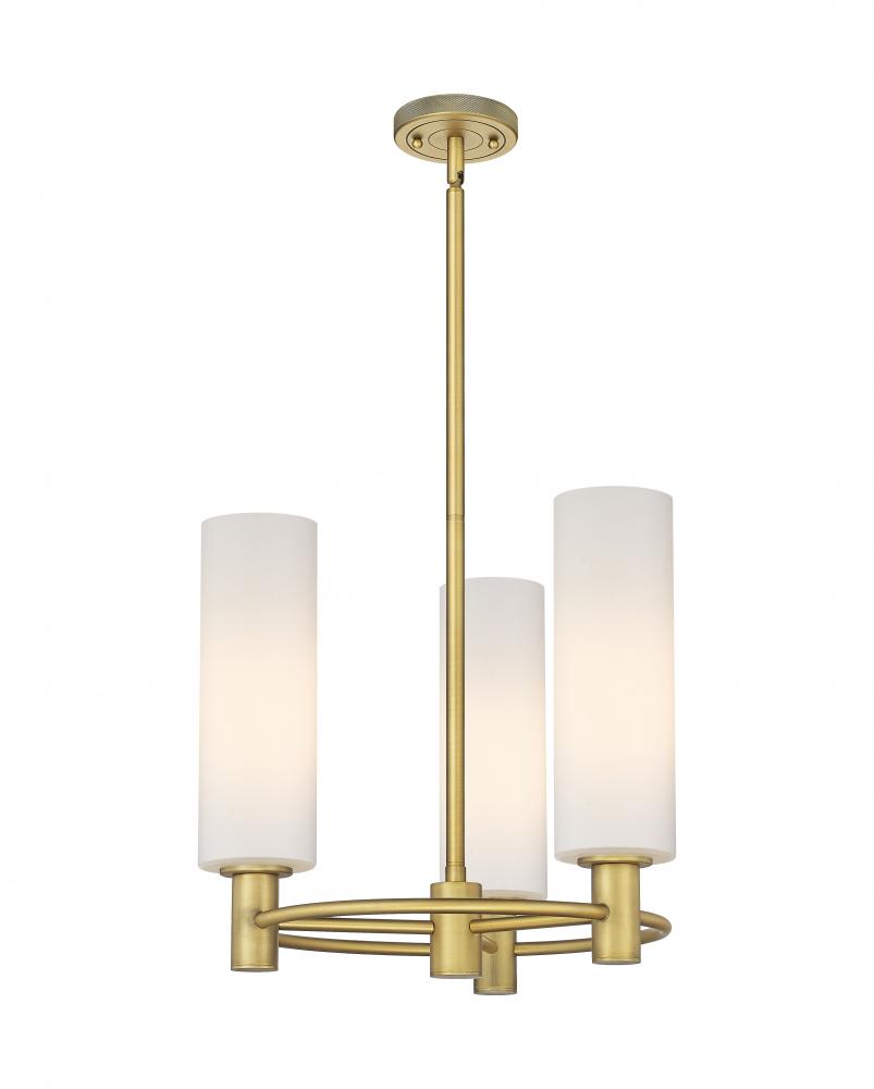 Crown Point - 3 Light - 18 inch - Brushed Brass - Pendant