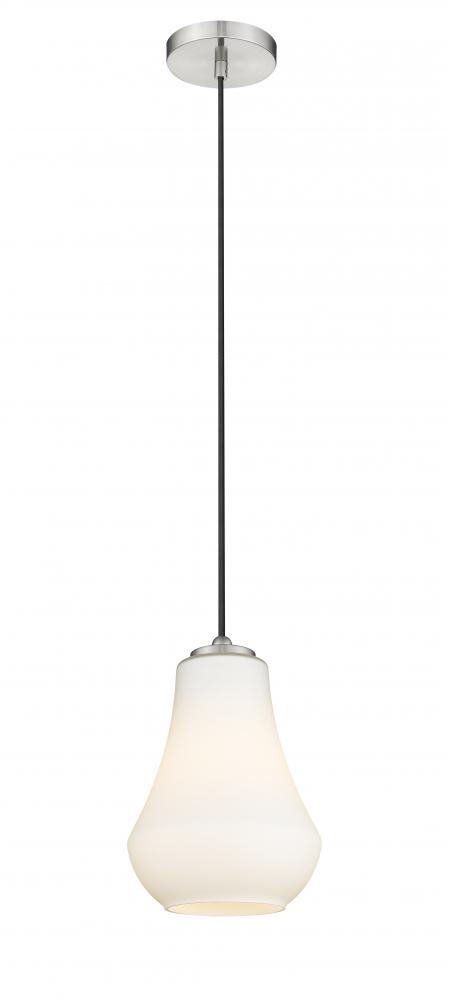 Fairfield - 1 Light - 7 inch - Brushed Satin Nickel - Cord hung - Mini Pendant