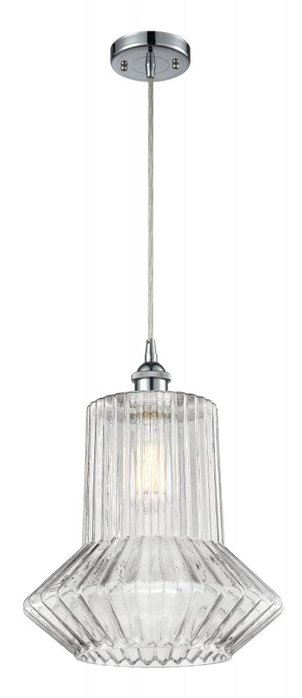 Springwater - 1 Light - 12 inch - Polished Chrome - Cord hung - Mini Pendant