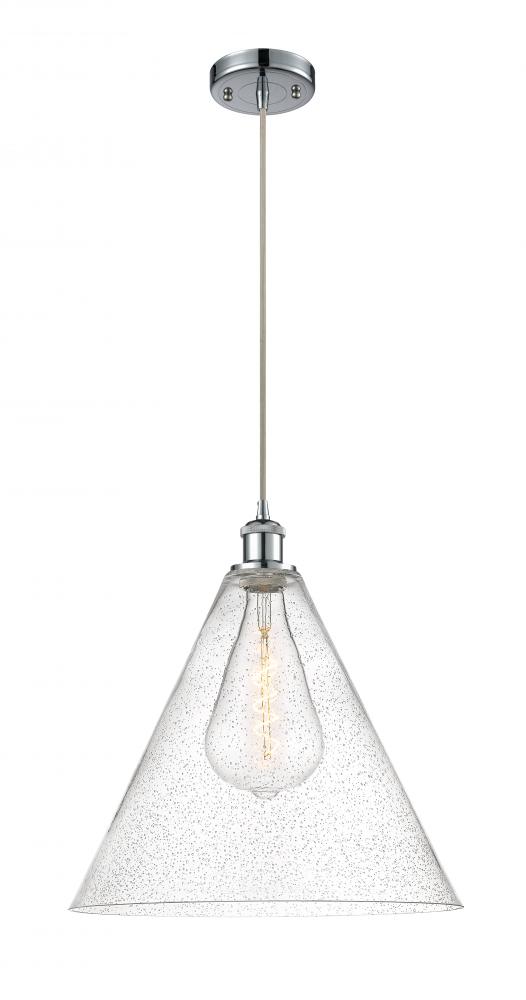 Berkshire - 1 Light - 16 inch - Polished Chrome - Cord hung - Pendant