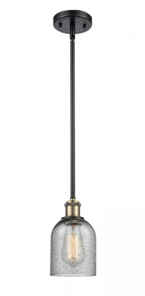 Caledonia - 1 Light - 5 inch - Black Antique Brass - Mini Pendant