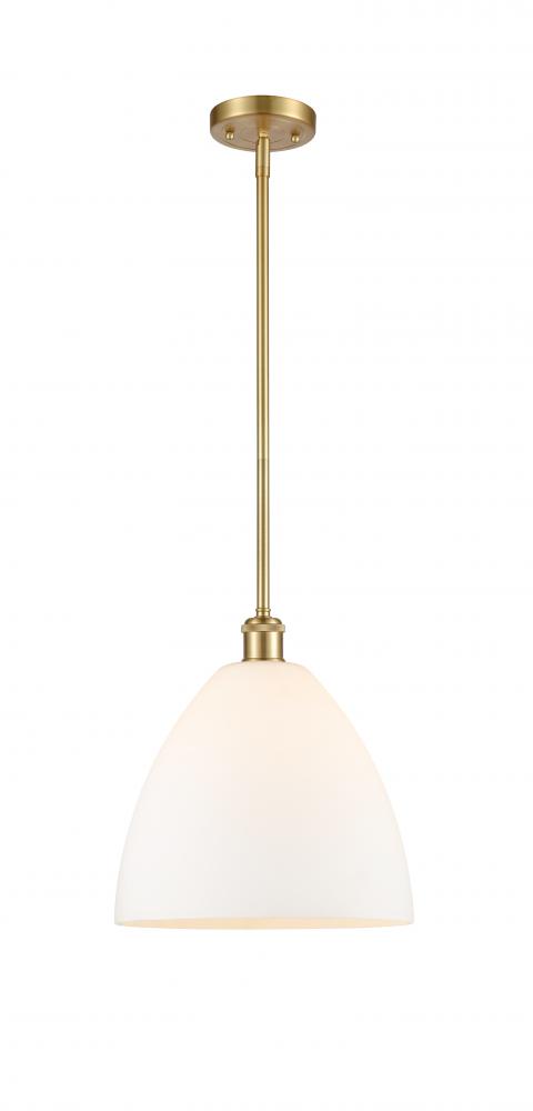 Bristol - 1 Light - 12 inch - Satin Gold - Mini Pendant