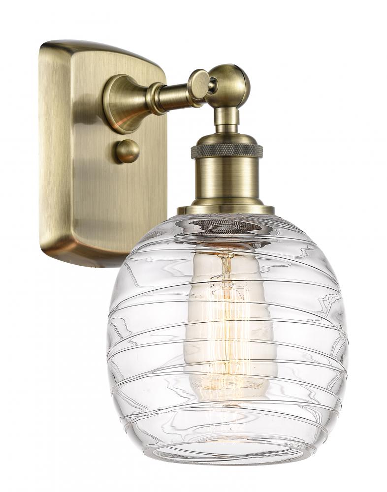 Belfast - 1 Light - 6 inch - Antique Brass - Sconce