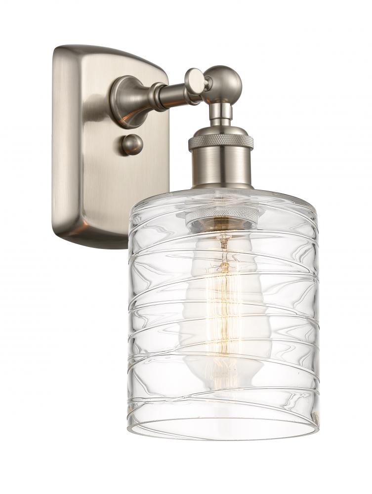 Cobbleskill - 1 Light - 5 inch - Brushed Satin Nickel - Sconce