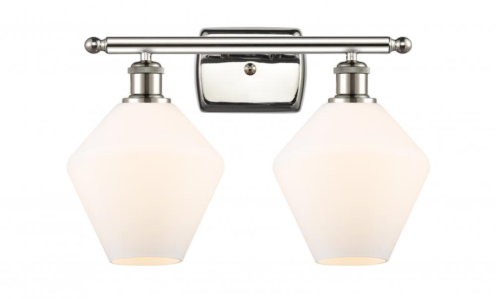 Cindyrella - 2 Light - 18 inch - Polished Nickel - Bath Vanity Light