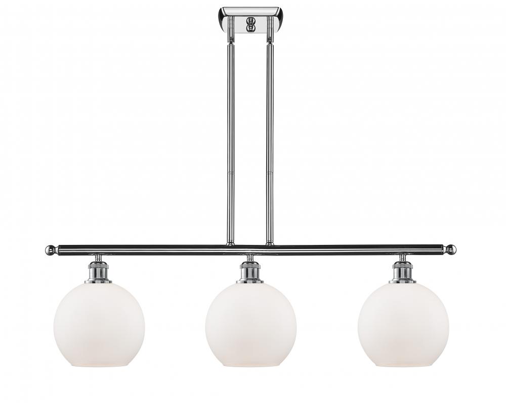 Athens - 3 Light - 36 inch - Polished Chrome - Cord hung - Island Light