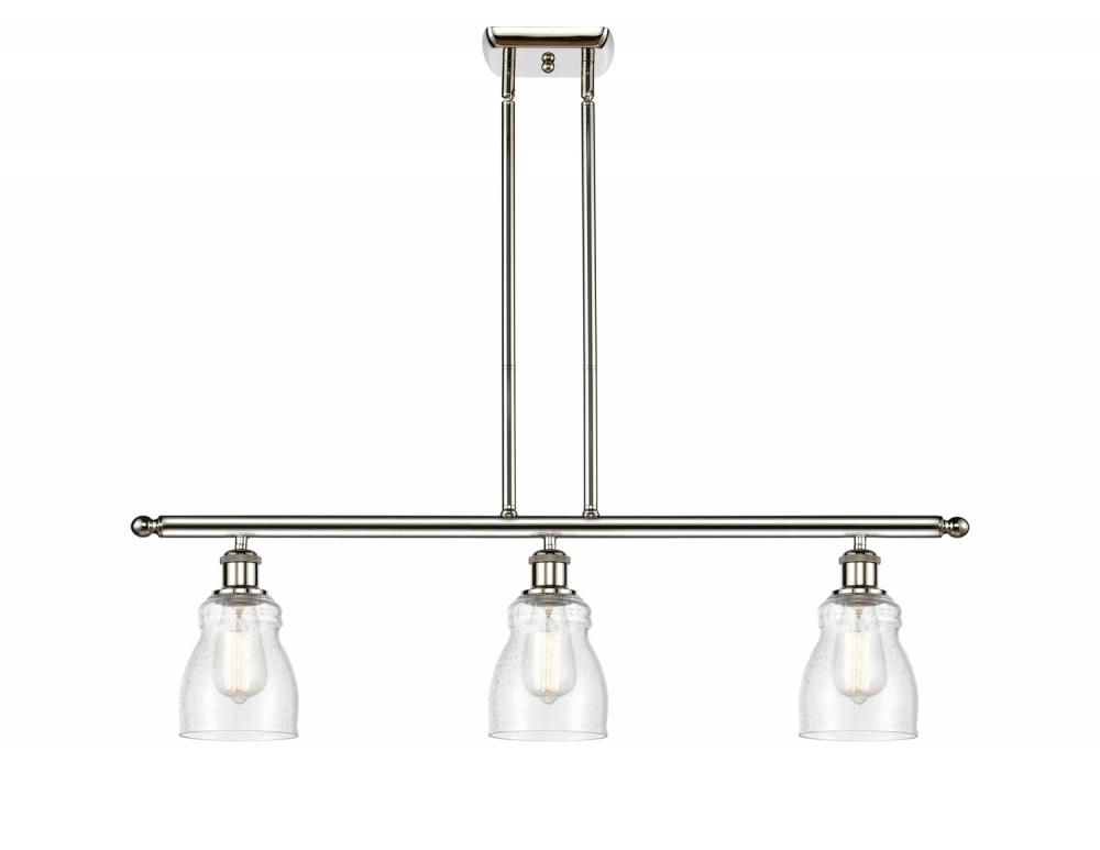 Ellery - 3 Light - 36 inch - Polished Nickel - Cord hung - Island Light