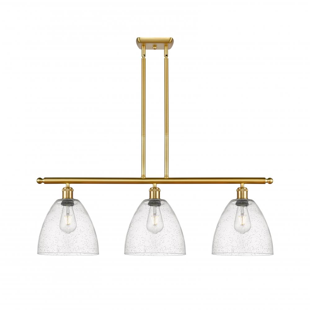 Bristol - 3 Light - 36 inch - Satin Gold - Cord hung - Island Light