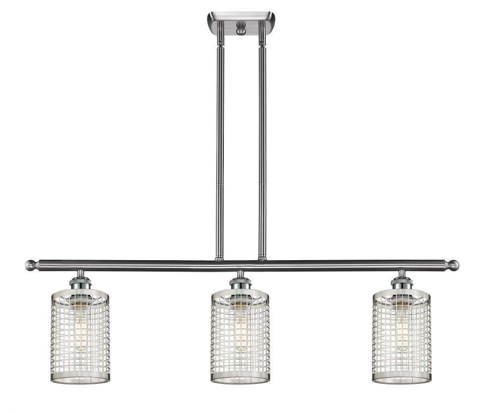 Nestbrook - 3 Light - 36 inch - Satin Nickel - Multi Pendant