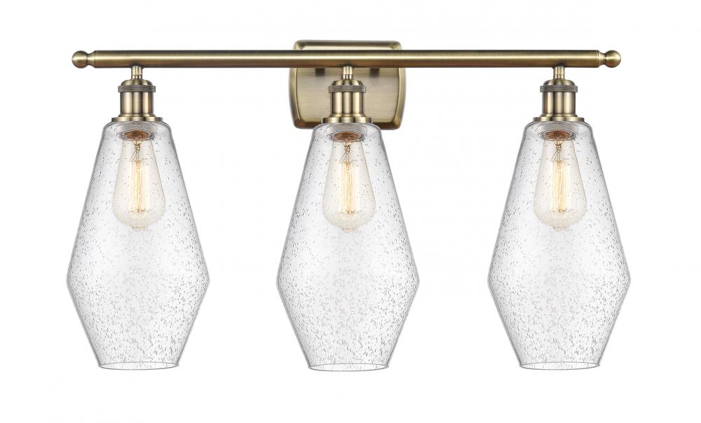 Cindyrella - 3 Light - 27 inch - Antique Brass - Bath Vanity Light