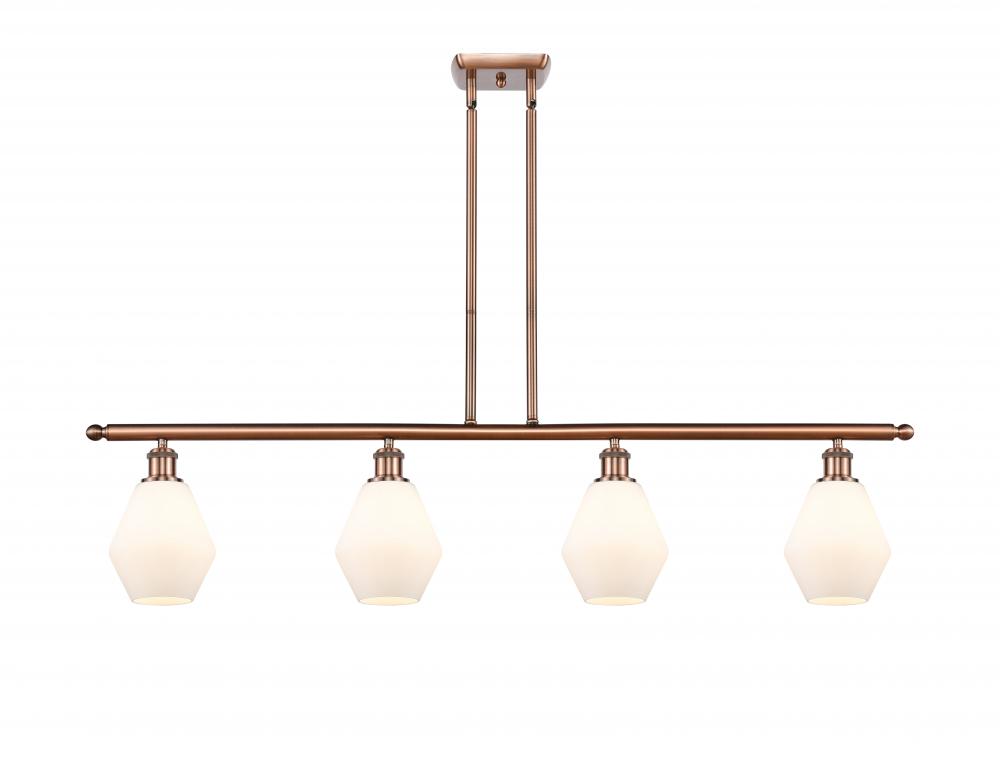 Cindyrella - 4 Light - 48 inch - Antique Copper - Cord hung - Island Light