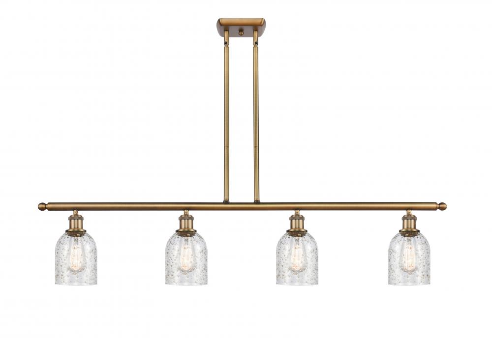 Caledonia - 4 Light - 48 inch - Brushed Brass - Cord hung - Island Light