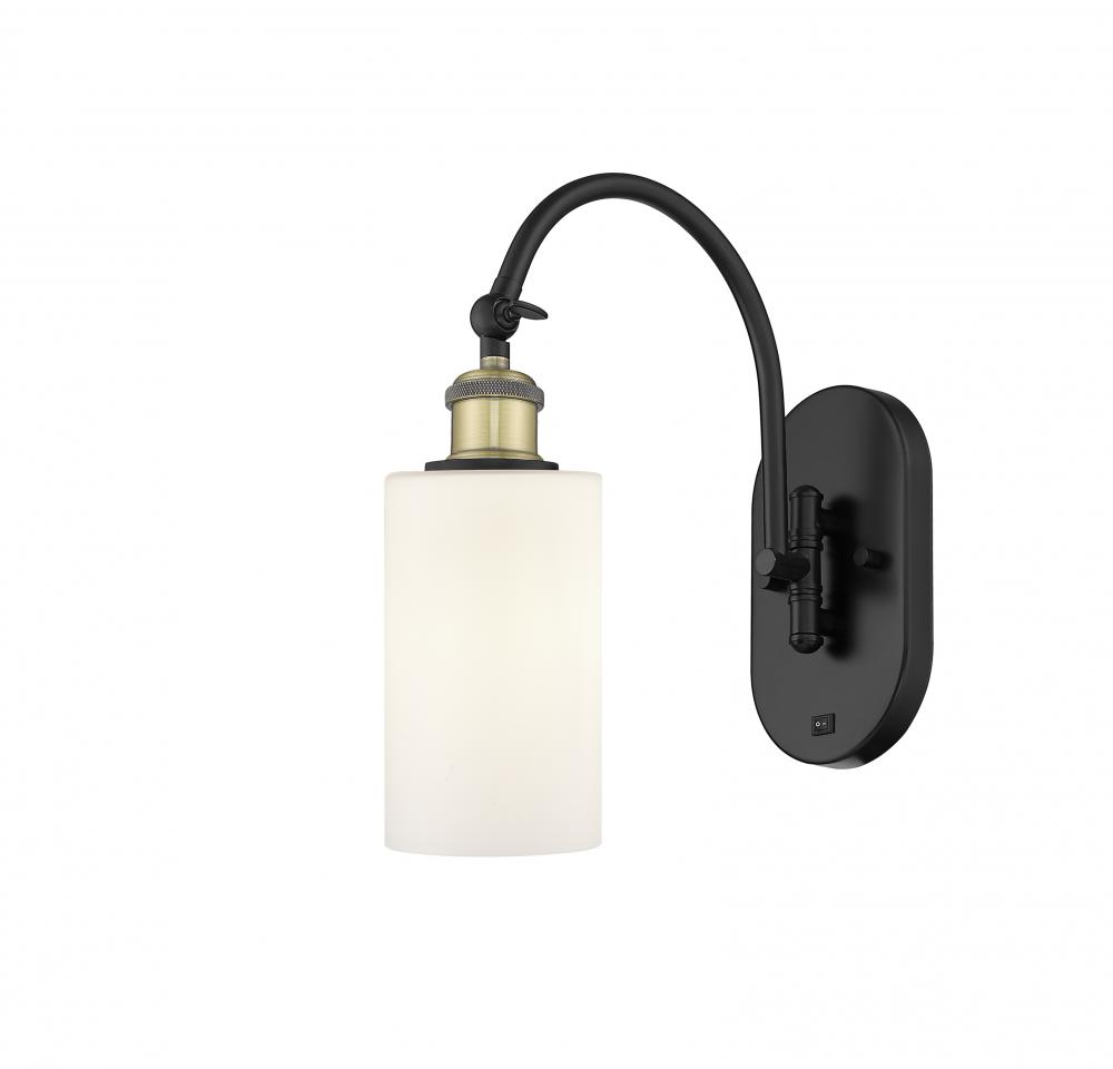 Clymer - 1 Light - 4 inch - Black Antique Brass - Sconce