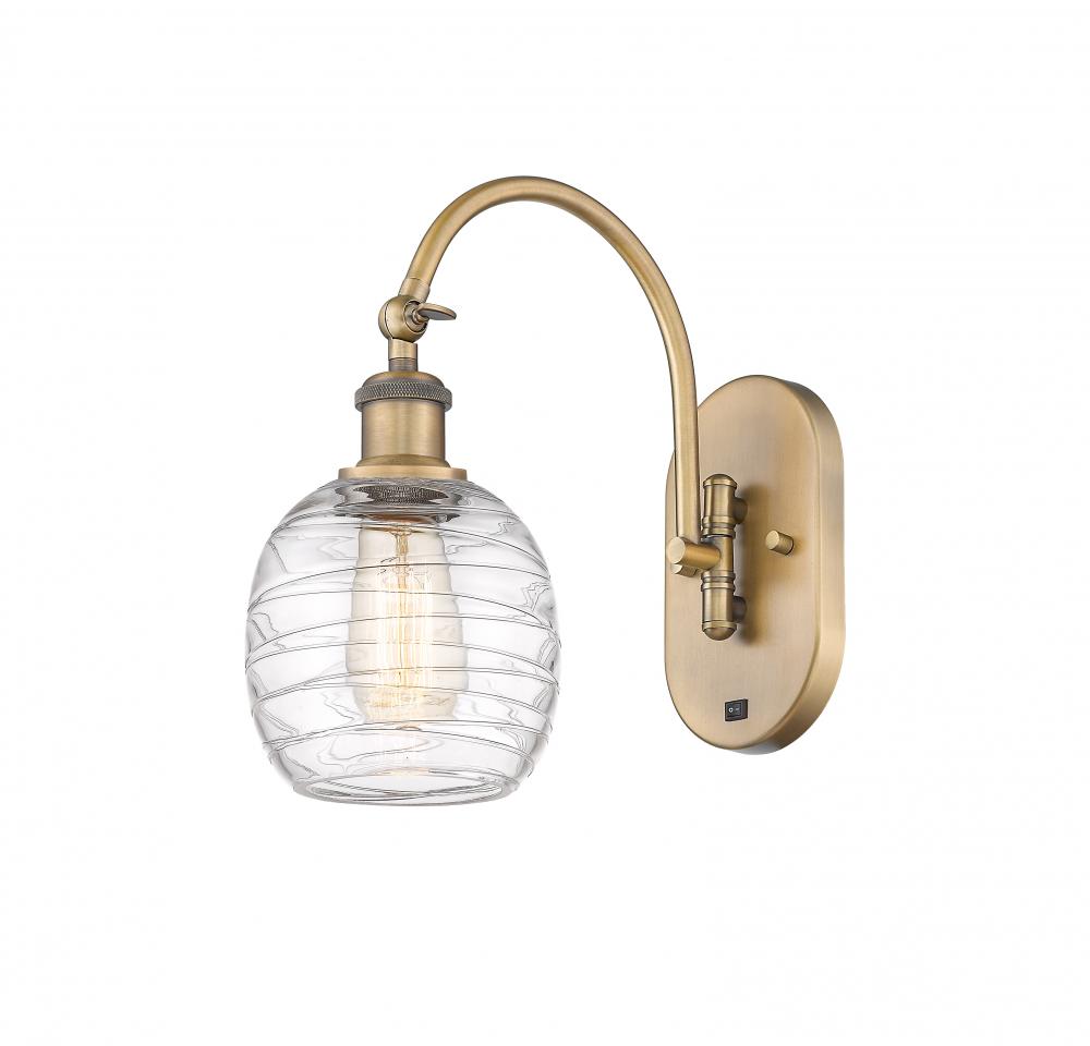 Belfast - 1 Light - 6 inch - Brushed Brass - Sconce