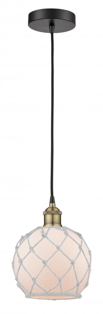 Edison - 1 Light - 8 inch - Black Antique Brass - Mini Pendant