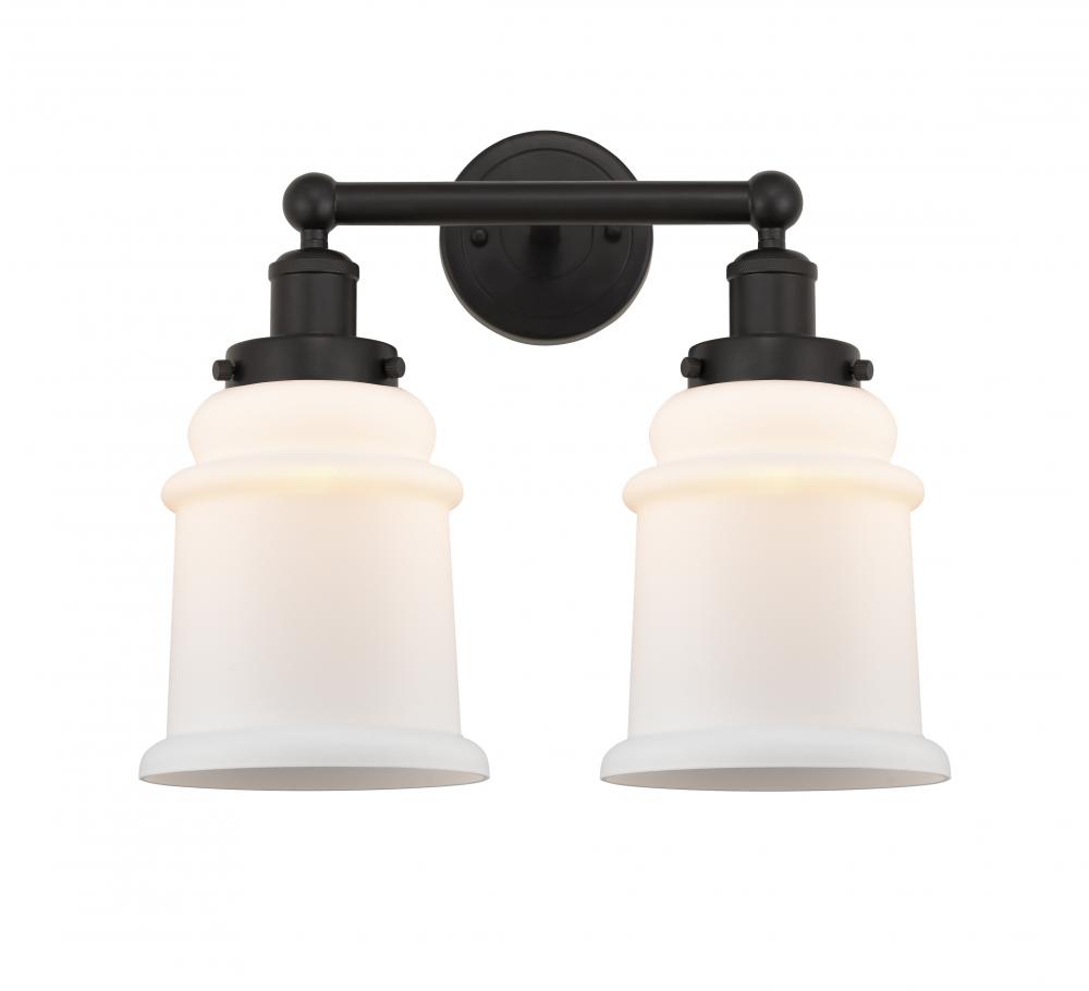 Canton - 2 Light - 15 inch - Oil Rubbed Bronze - Bath Vanity Light