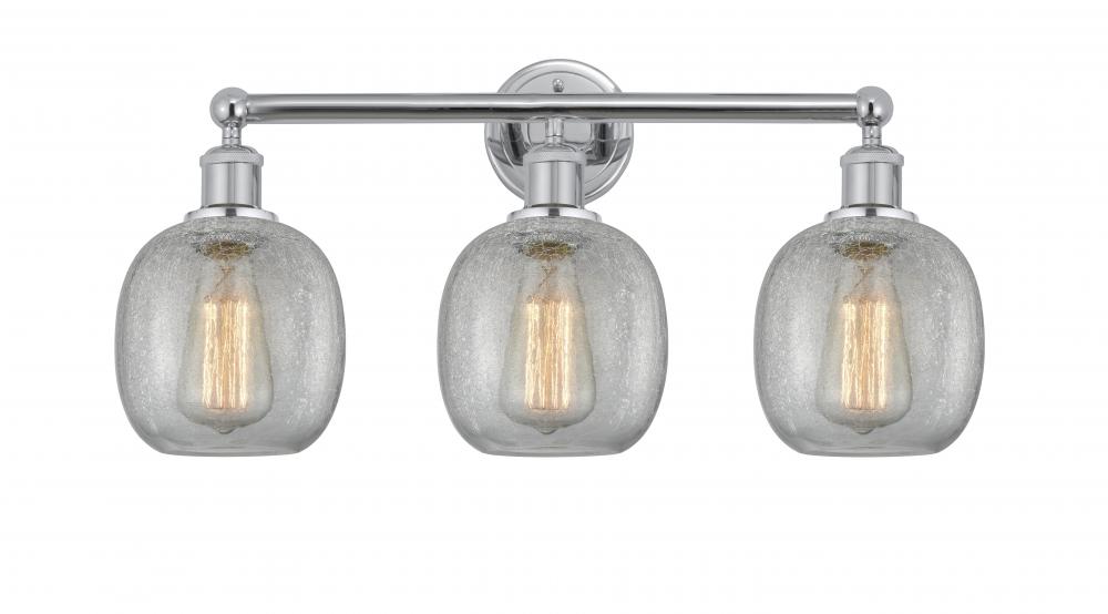 Belfast - 3 Light - 24 inch - Polished Chrome - Bath Vanity Light