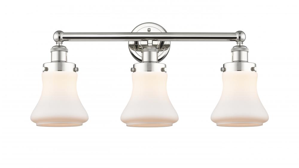 Bellmont - 3 Light - 24 inch - Polished Nickel - Bath Vanity Light